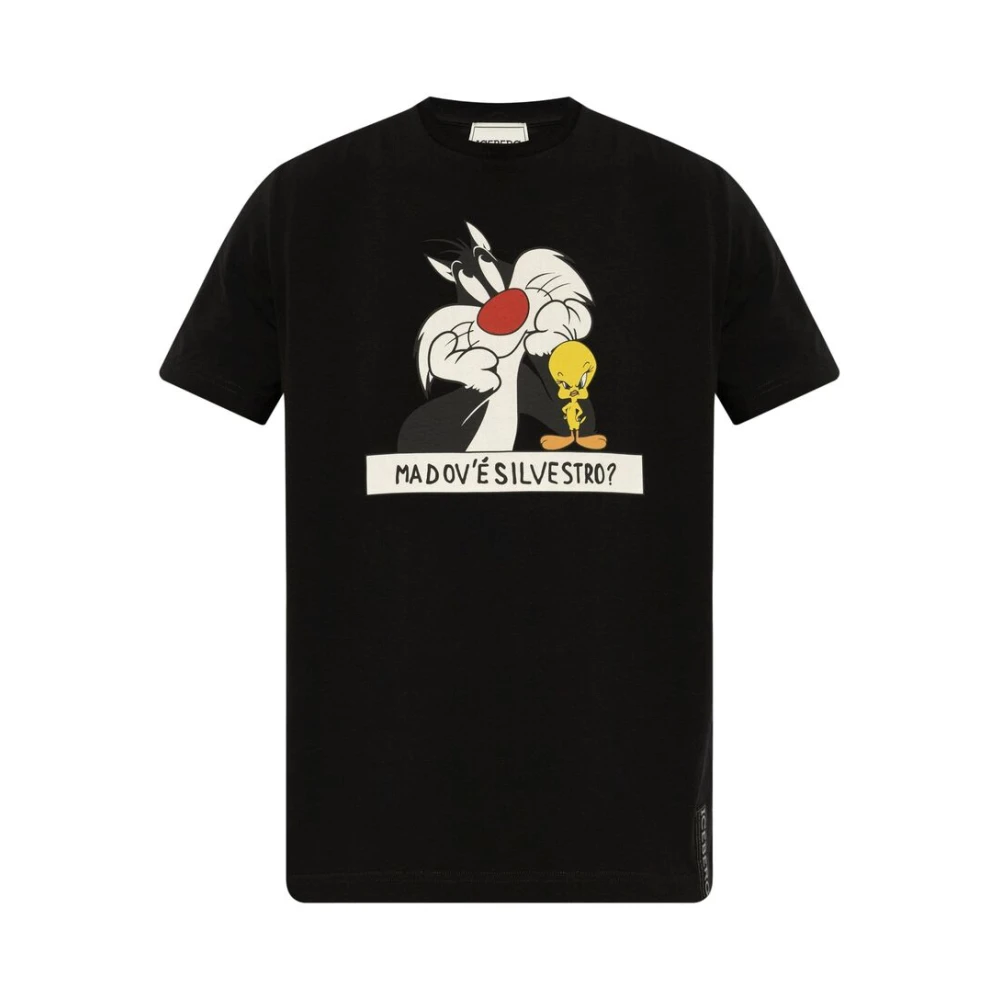 Iceberg - Tops > T-Shirts - Black - Iceberg - Modalova