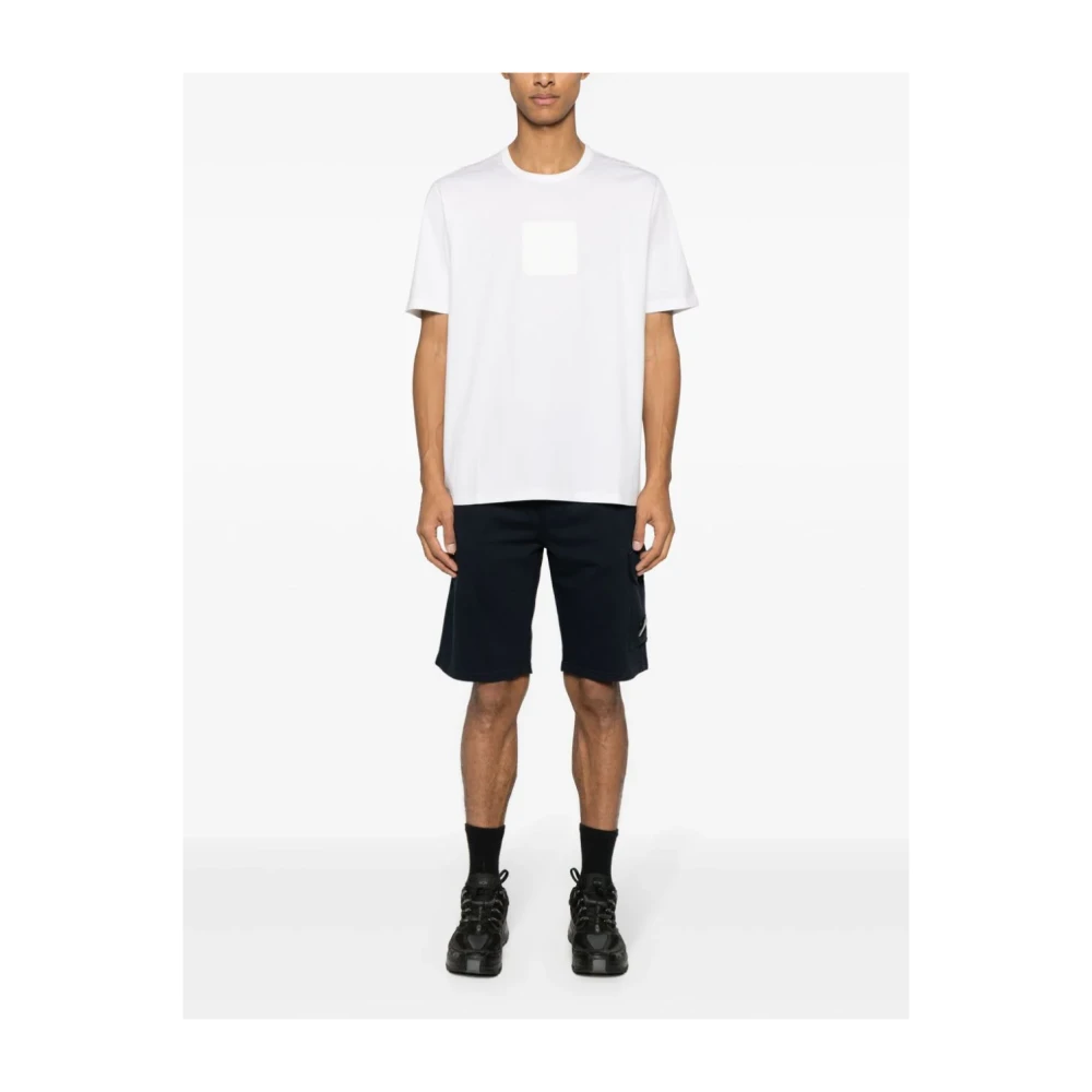 C.P. Company Blauwe Casual Shorts met Cargo Zak Blue Heren