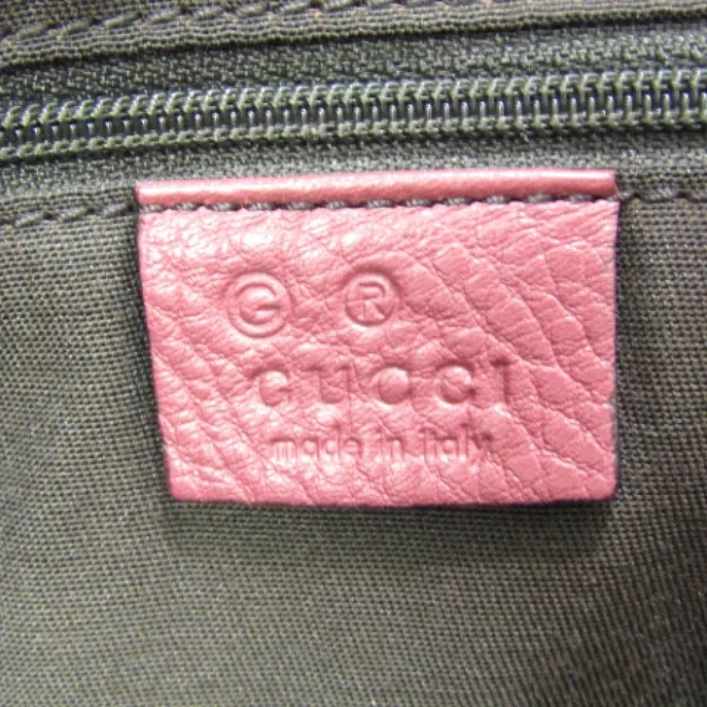Gucci Vintage Pre-owned Leather totes Pink Dames