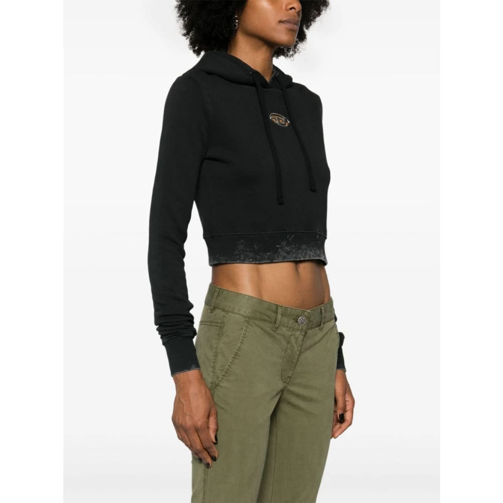 Diesel Slimmy Truien en Gebreide Kleding Black Dames
