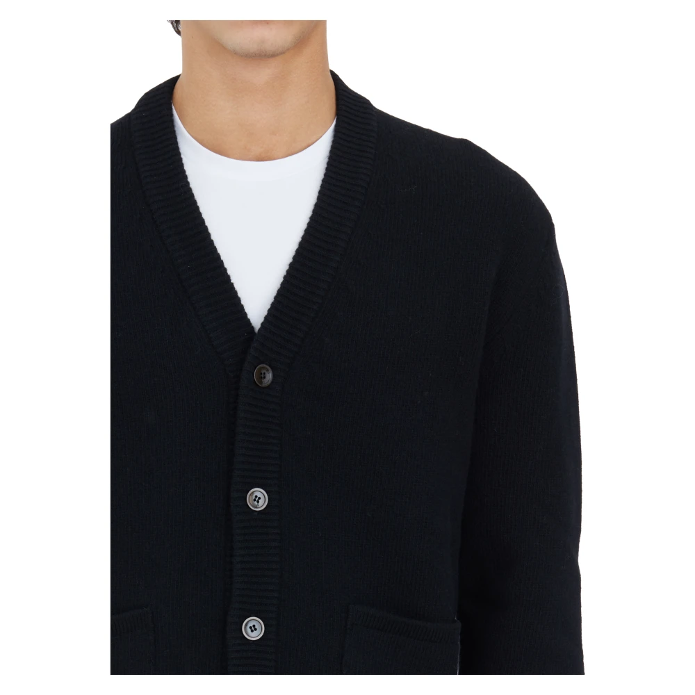 Seven Gauge Lana Cardigan Black Heren