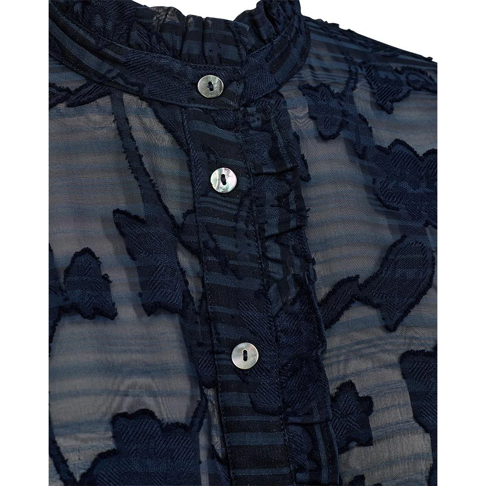 Freequent Navy Blouse Fqcima Stijl Blue Dames