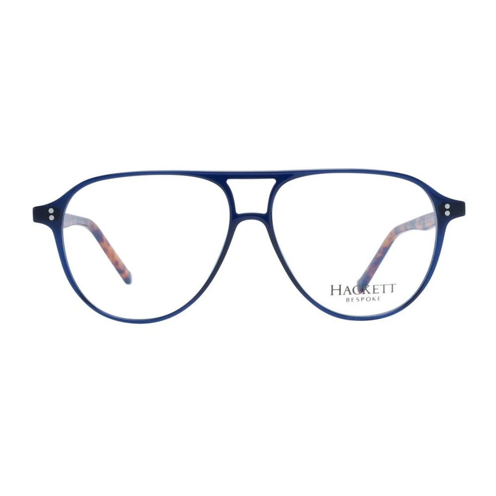 Hackett Blauwe Aviator Bril Acetaat Plastic Blue Heren
