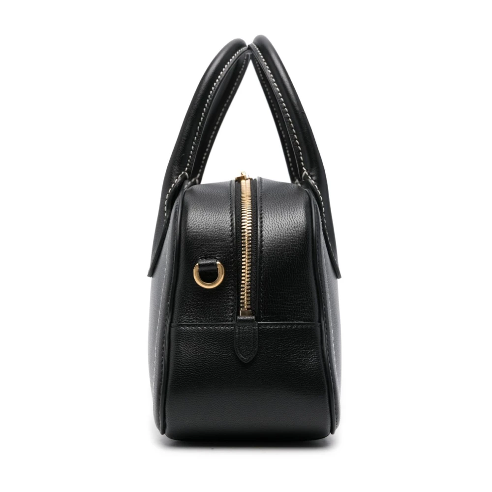 Bally Klassieke Zwarte Top Handvat Schoudertas Black Dames
