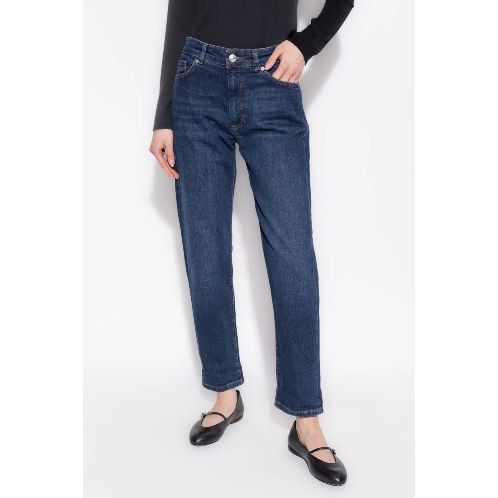 SPORTMAX Tapered leg jeans Nalata Blue Dames