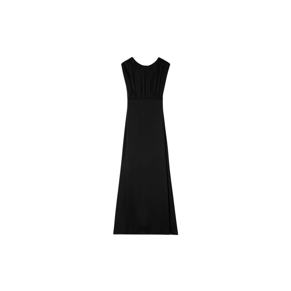 Jil Sander Women's Black Midi Dress In