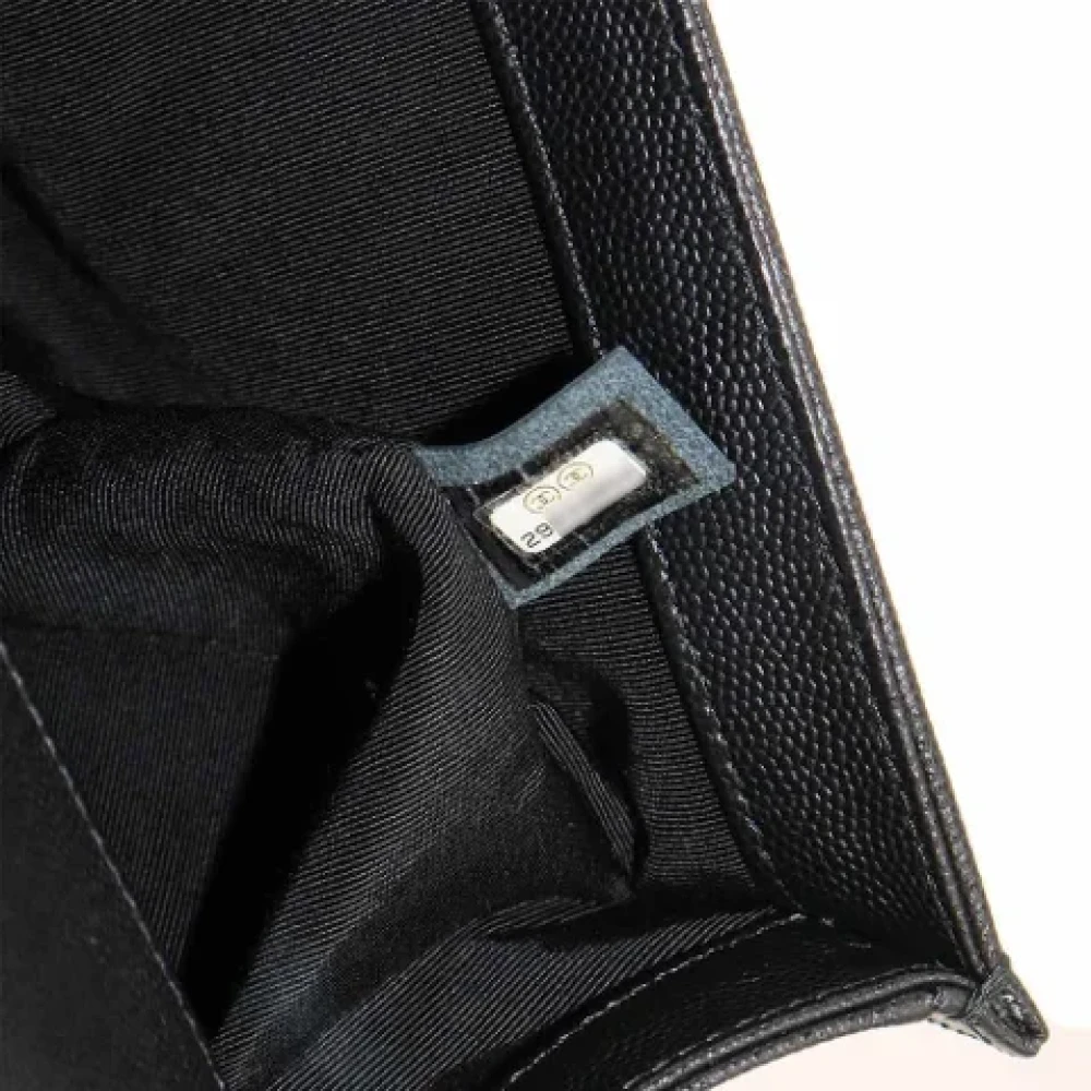 Chanel Vintage Pre-owned Leather chanel-bags Black Dames