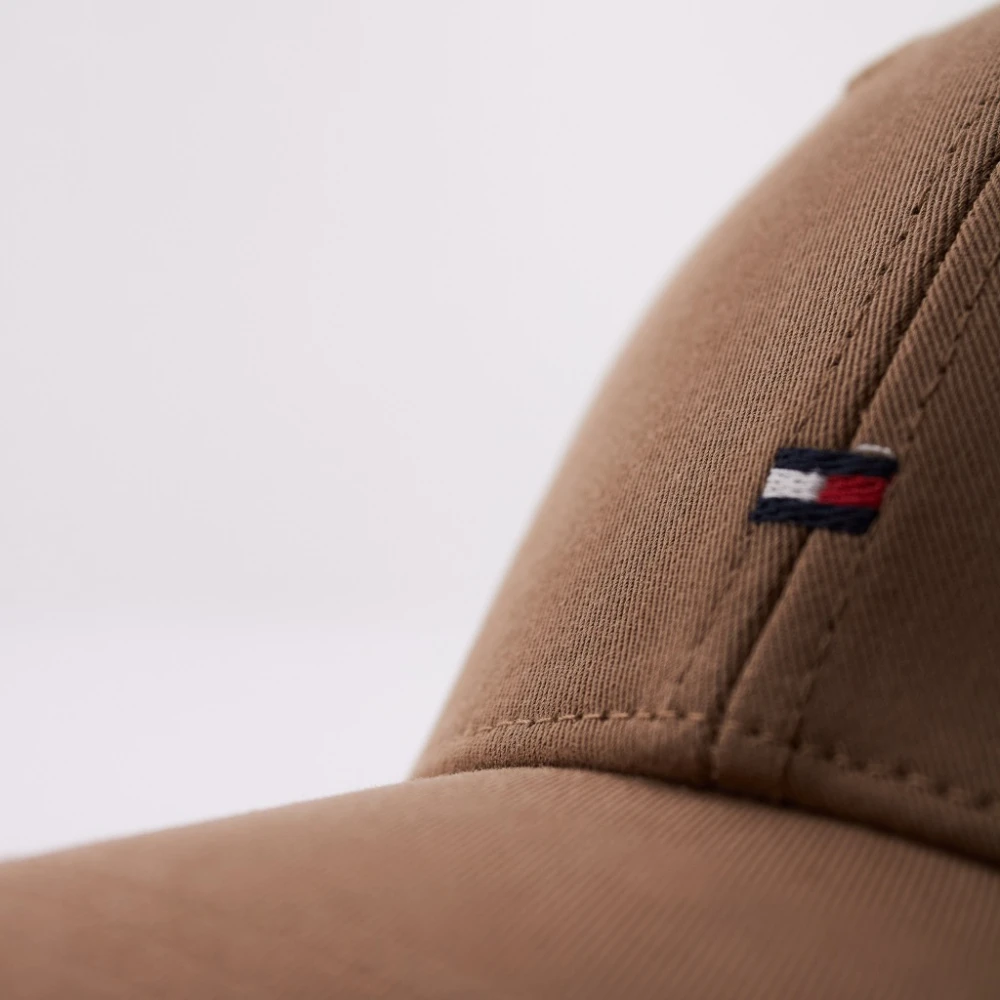 Tommy Hilfiger Essential Flag Cap Brown Heren