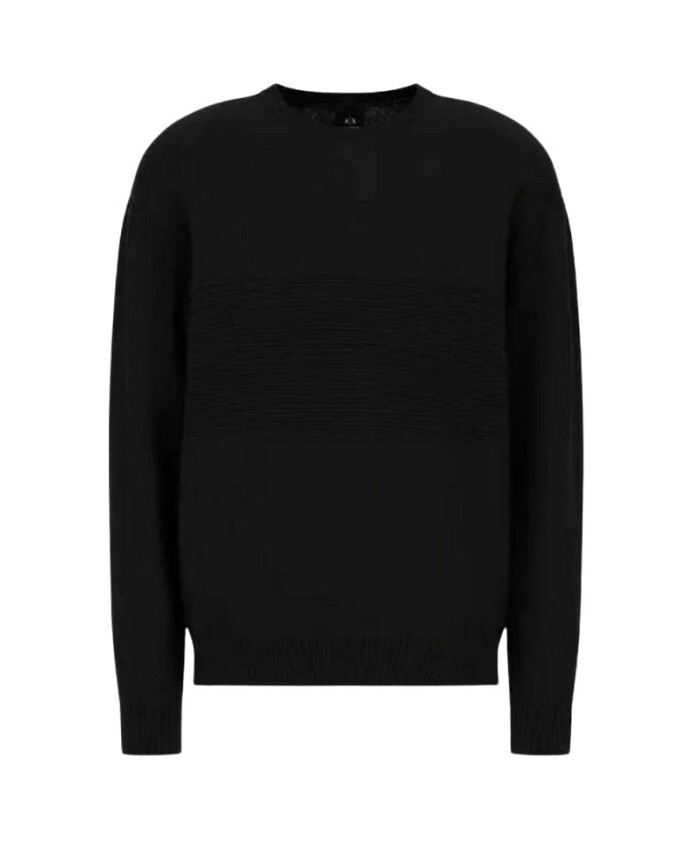 sweatshirt-col-rond-noir