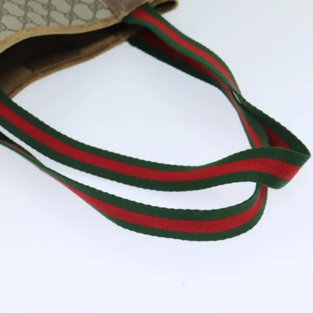 Gucci Vintage Pre-owned Leather gucci-bags Beige Dames