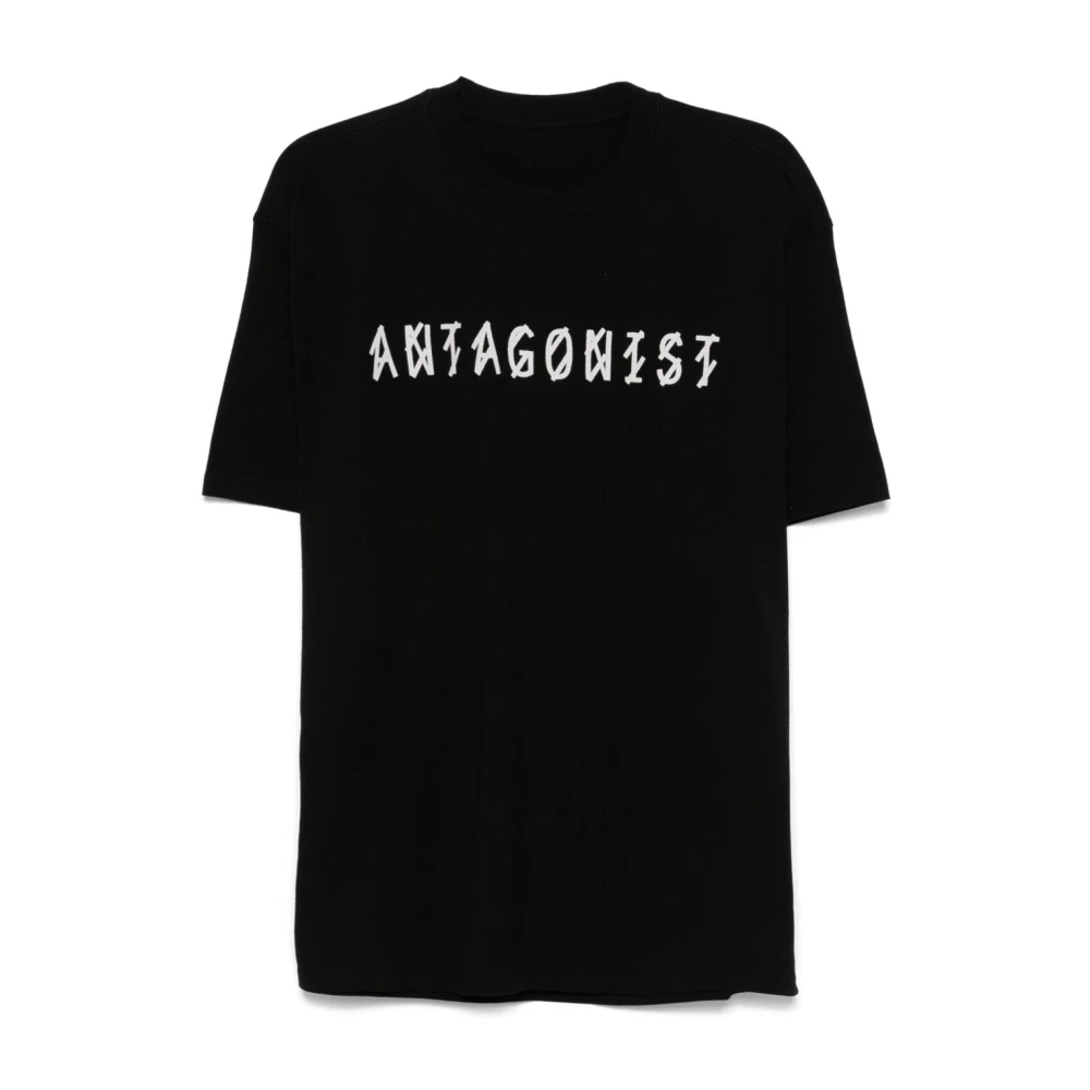 44 Label Group Zwart Logo Print Omkeerbaar T-shirt Black Heren