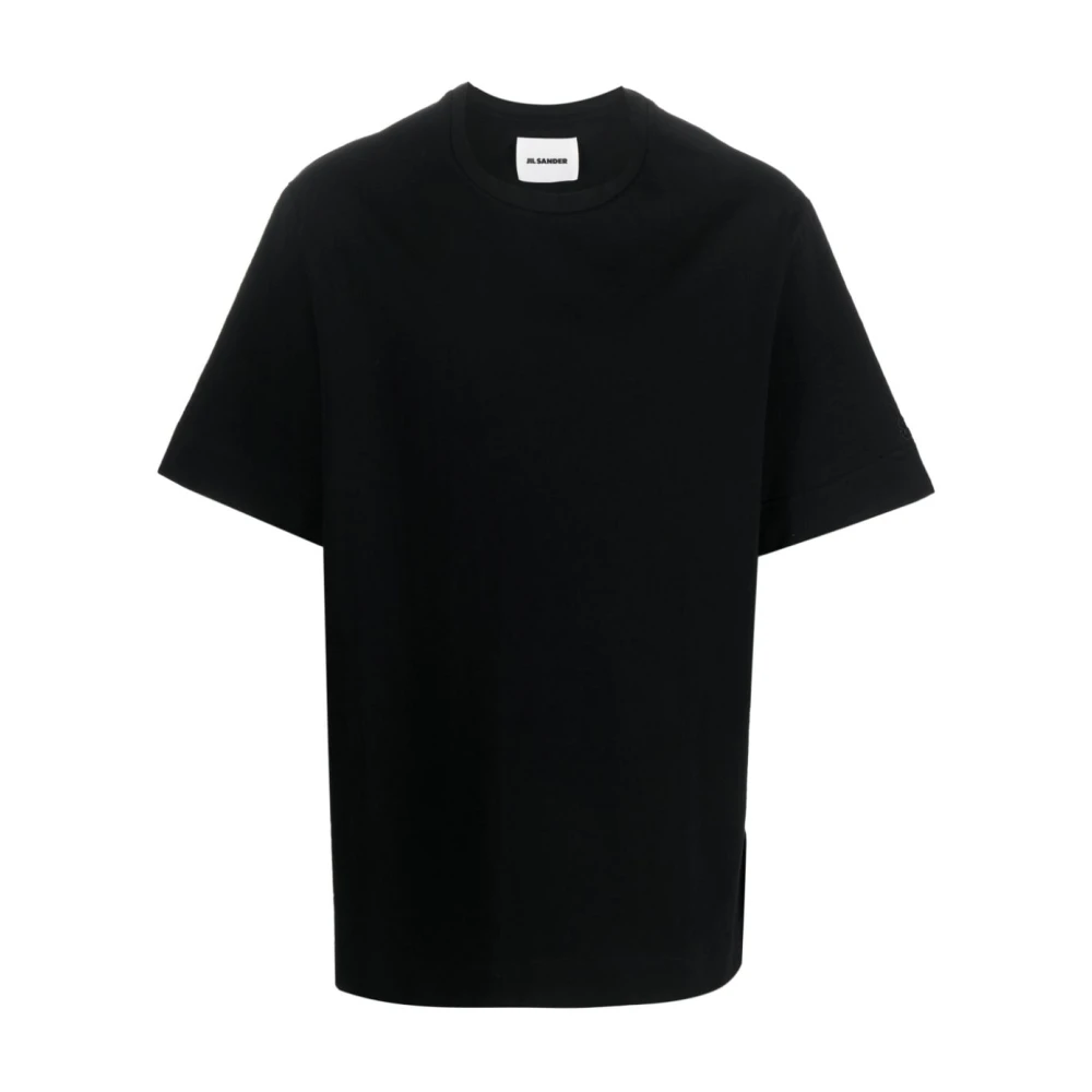 Jil Sander Katoenen T-shirt Black Heren