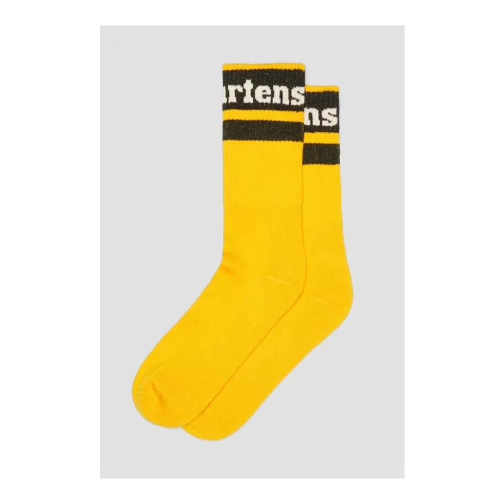 Dr. Martens Athletic Logo Sokken Yellow Heren