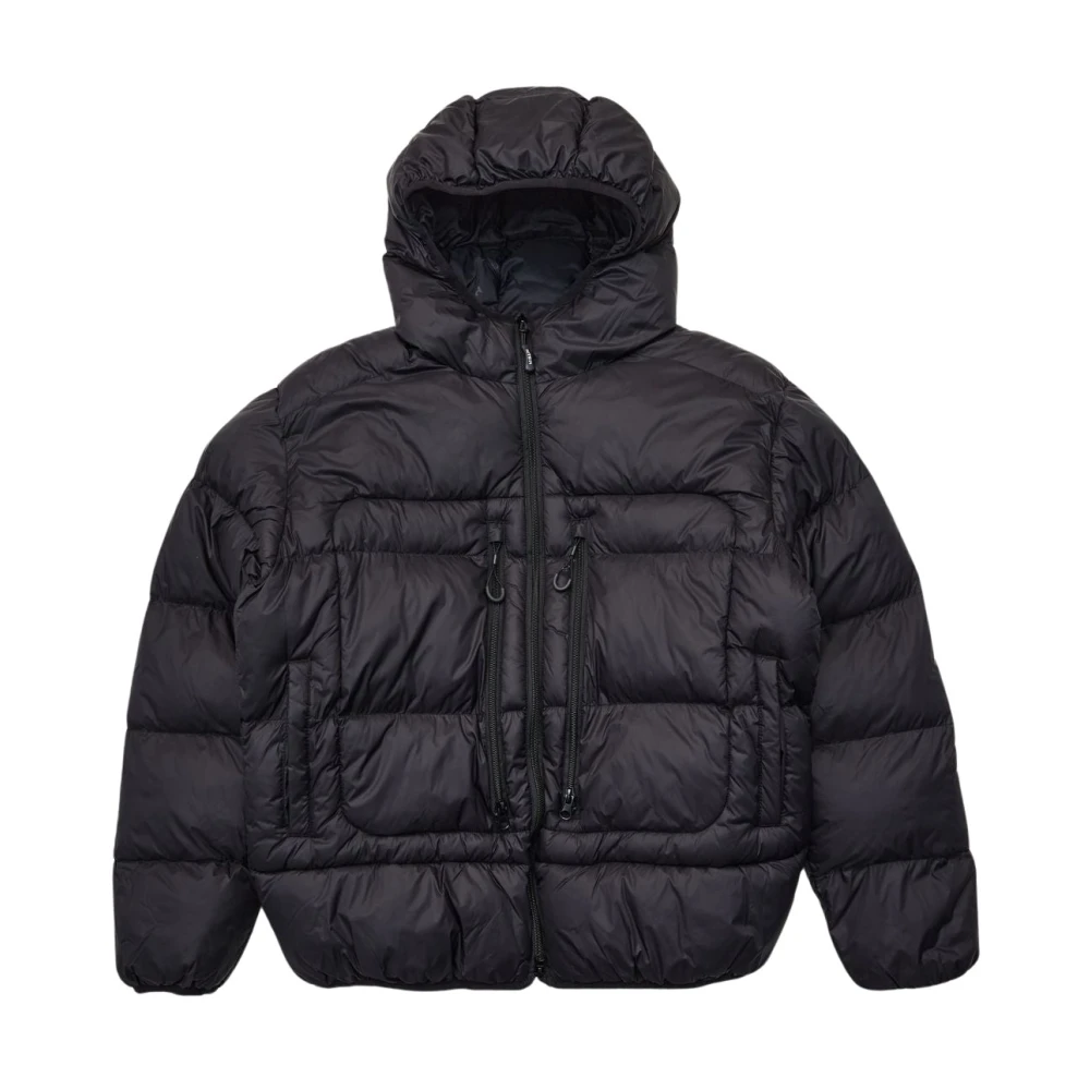 Iuter Zwarte Storm Puffer Jas Black Heren