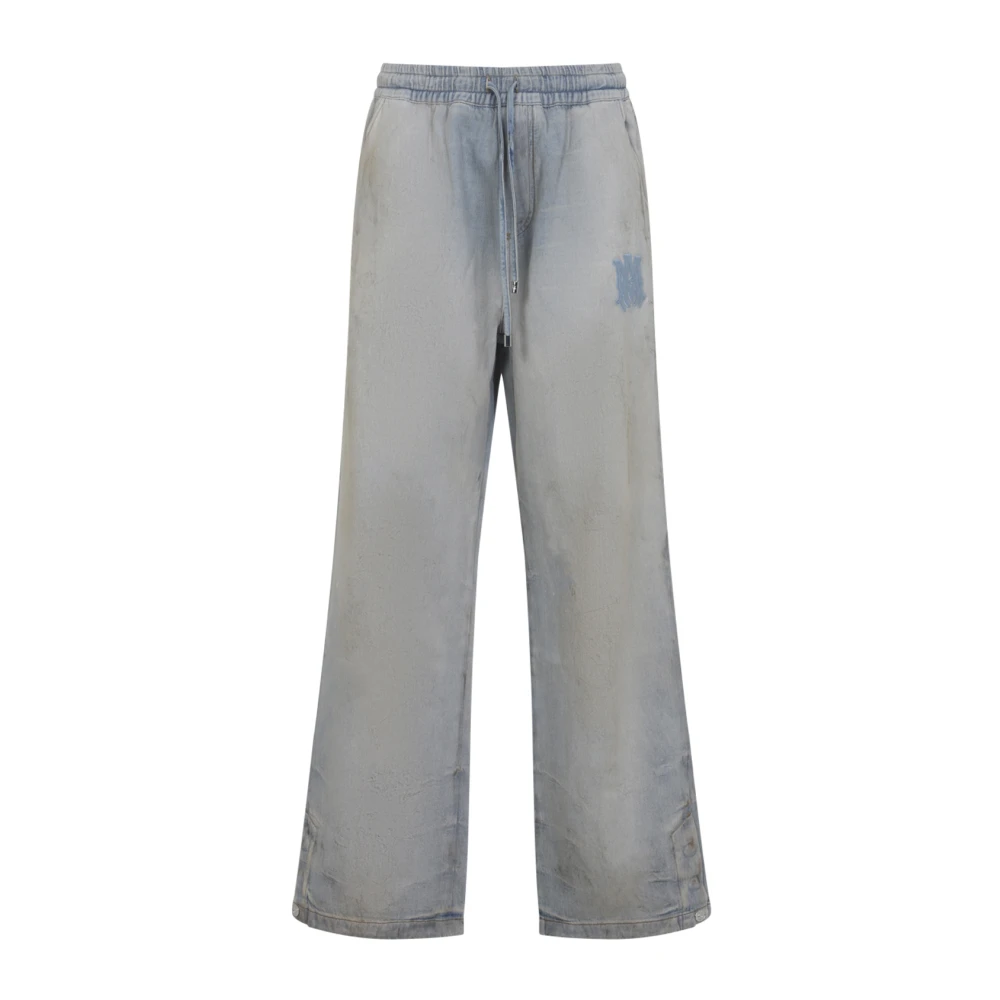 Amiri Blue Wide Jeans, Male, L, Relaxed Baggy Jean