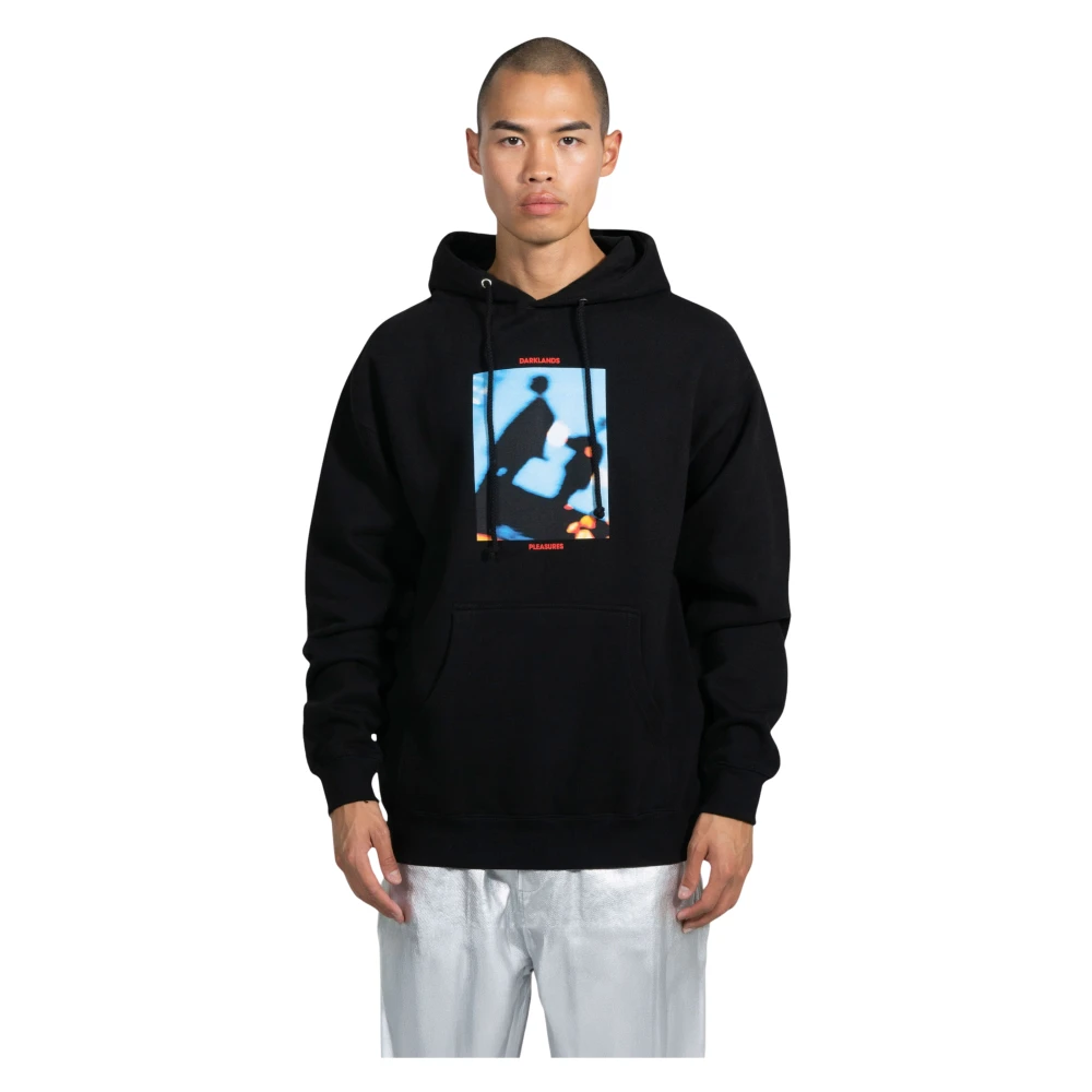Pleasures Zwarte Jesus Darklands Hoodie Black Heren