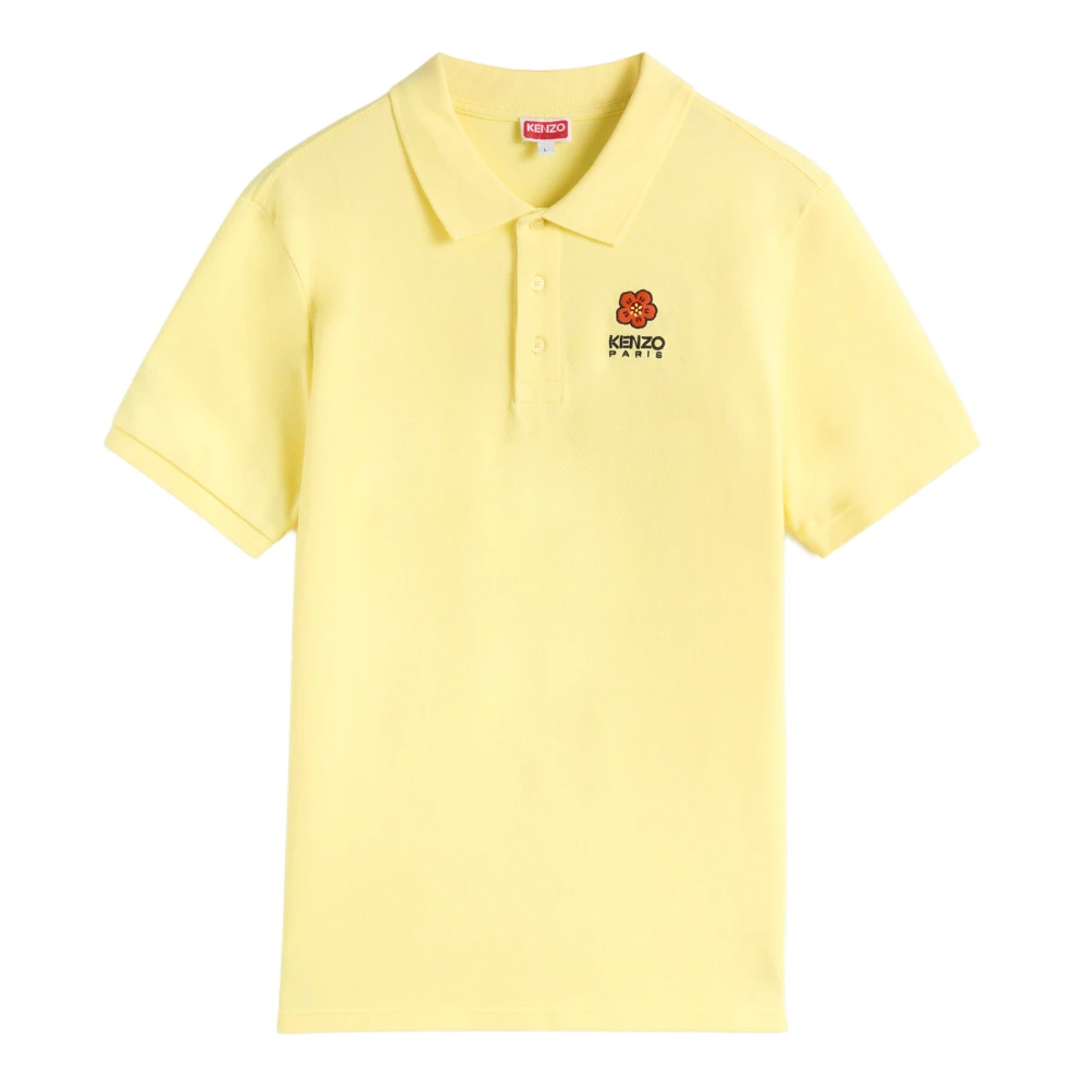 Kenzo Polo Shirt met Eigentijdse Stijl Yellow Heren