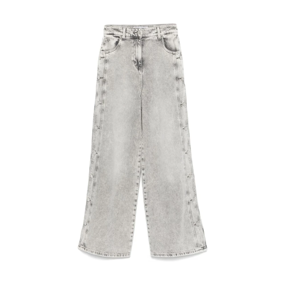 IRO Lichtgrijze Klassieke Vijf-Pocket Jeans Gray Dames