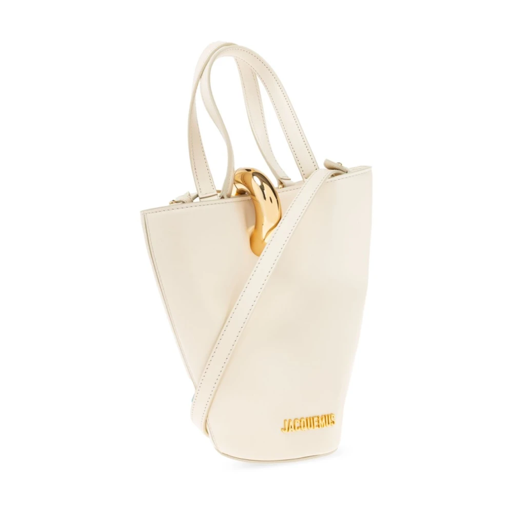 Jacquemus Stijlvolle witte handtas met afneembare band White Dames