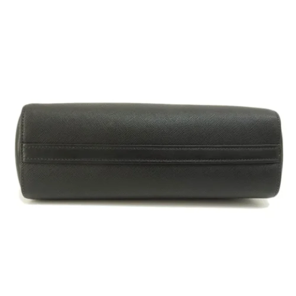 Prada Vintage Pre-owned Leather totes Black Dames