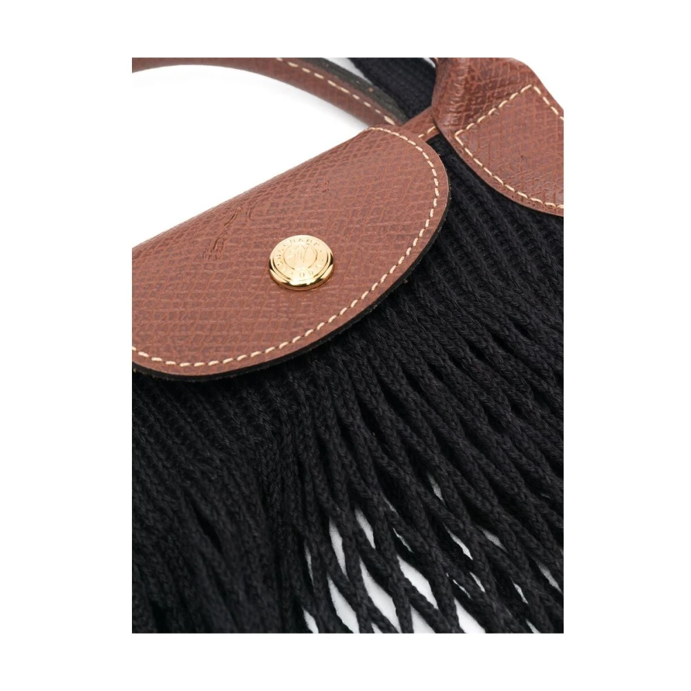 Longchamp Le Pliage Filet Net Tas Black Dames