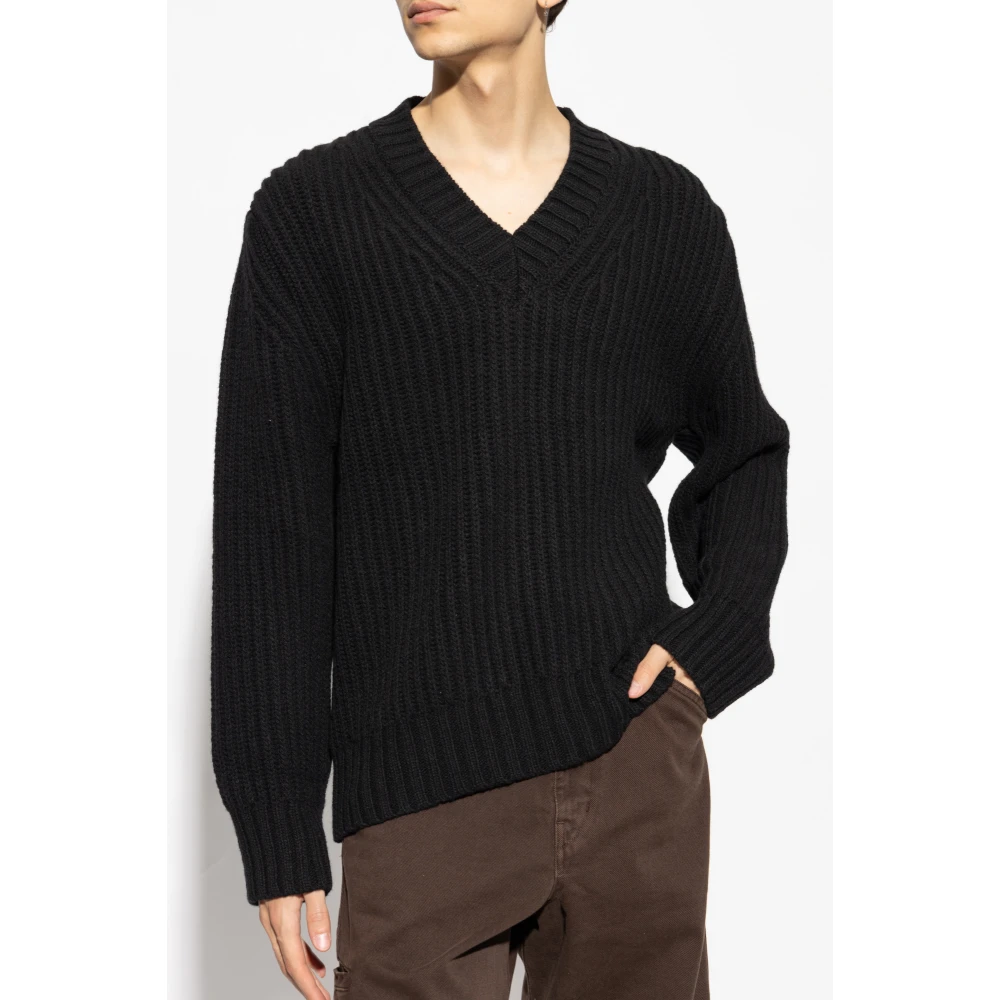 Officine Générale Wollen trui Black Heren
