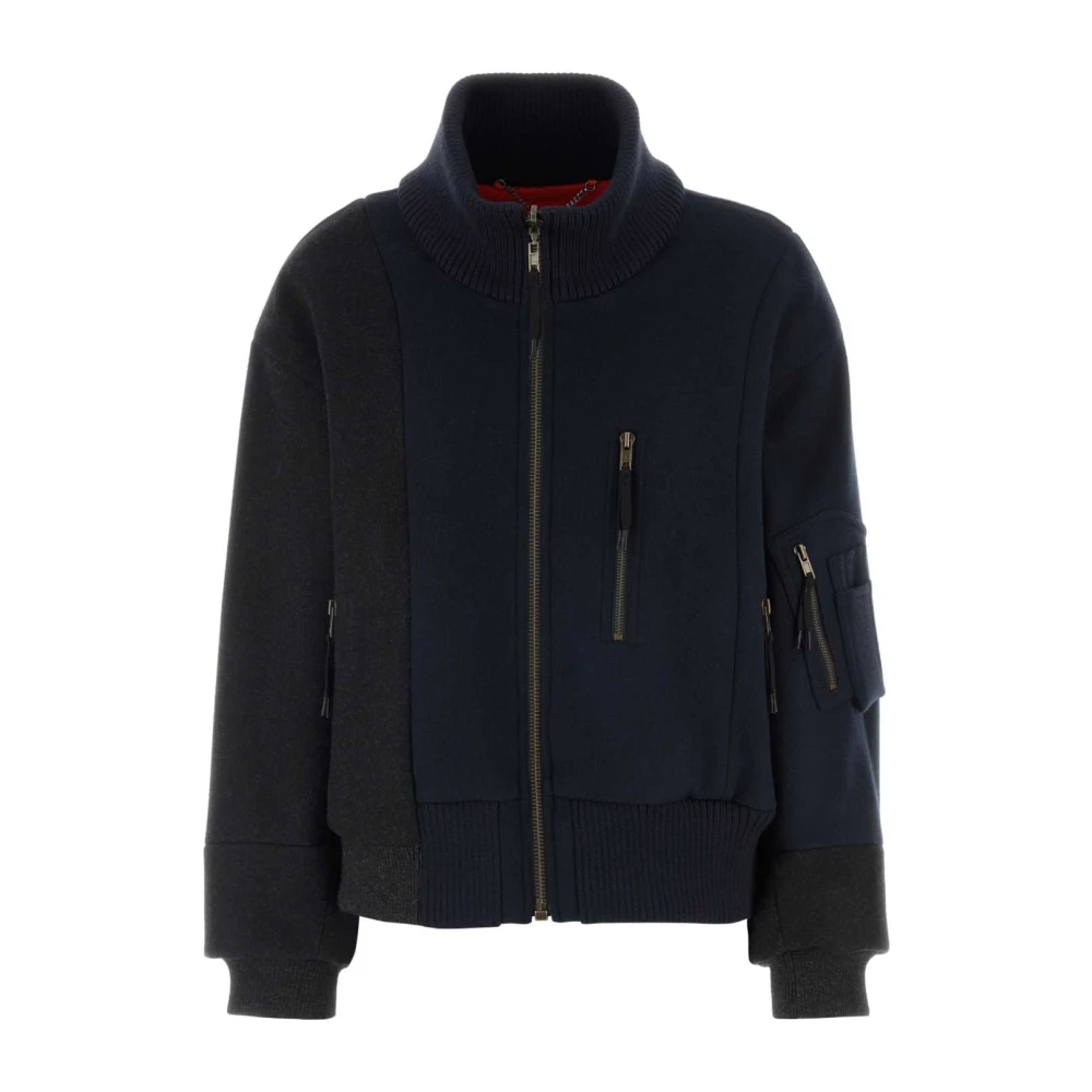 Maison Margiela Multicolor Bomber Jackets, Female, Xs, Wool Bomber Jacket