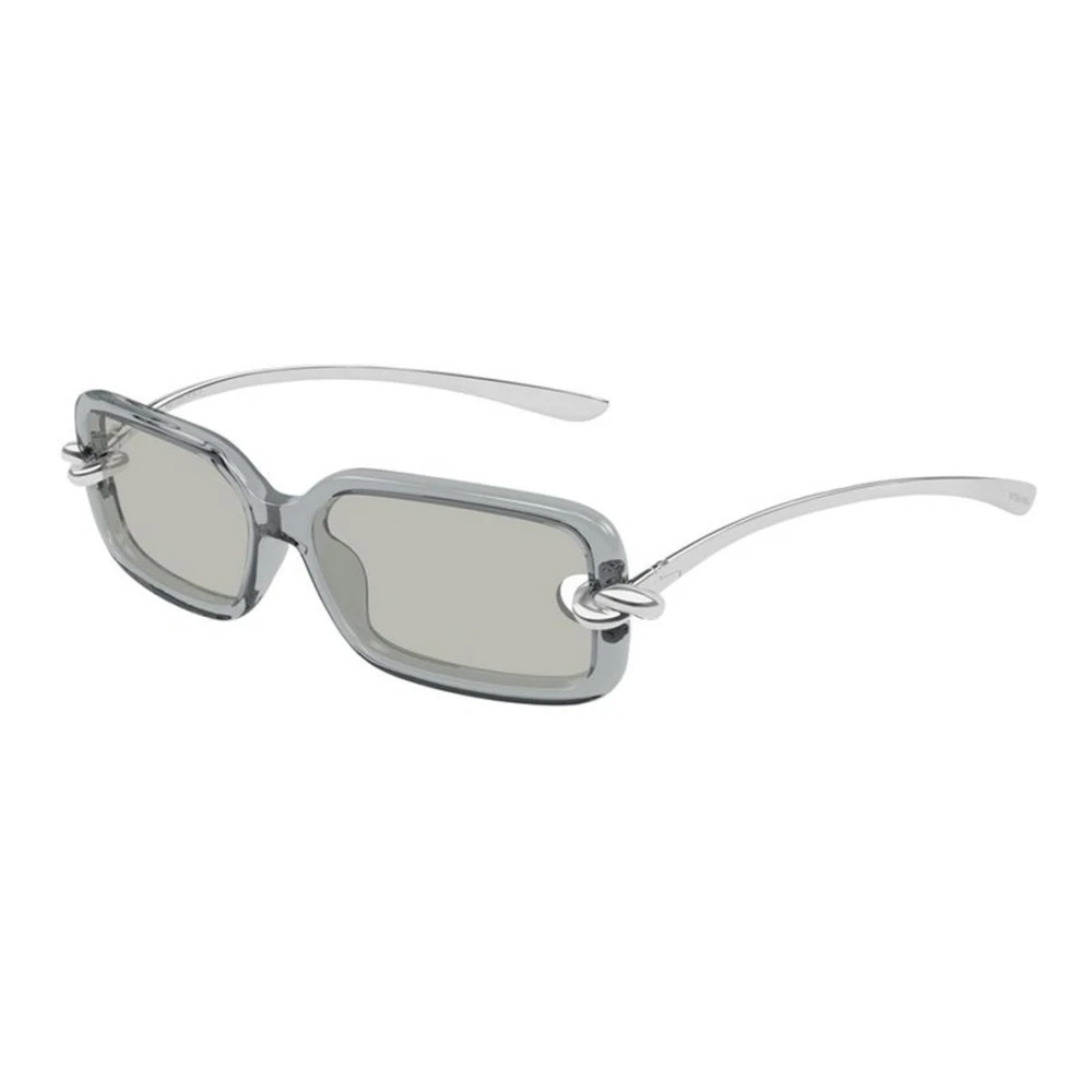 Bottega Veneta Women's Gray Sunglasses, 56 Mm, Rectangular Sunglasses
