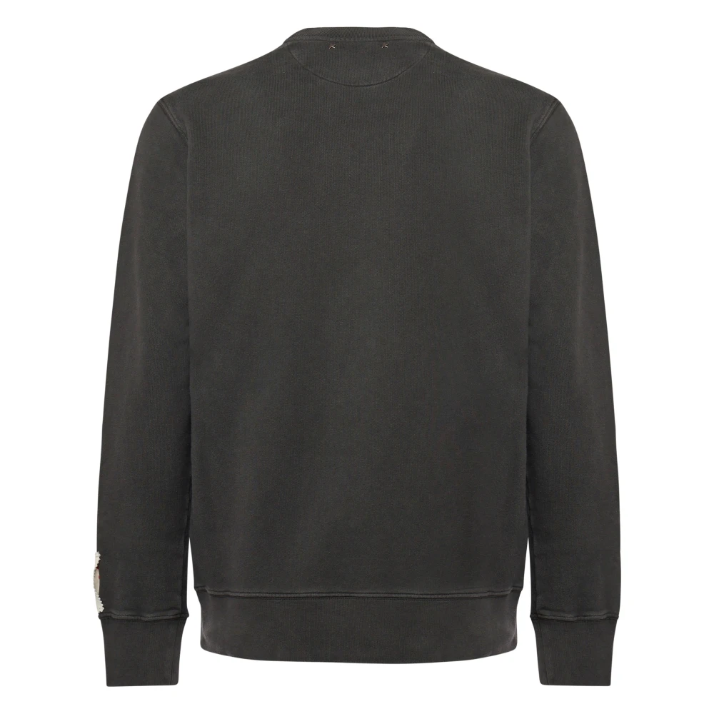 Golden Goose Grijze Crewneck Sweater Archibald Gray Heren