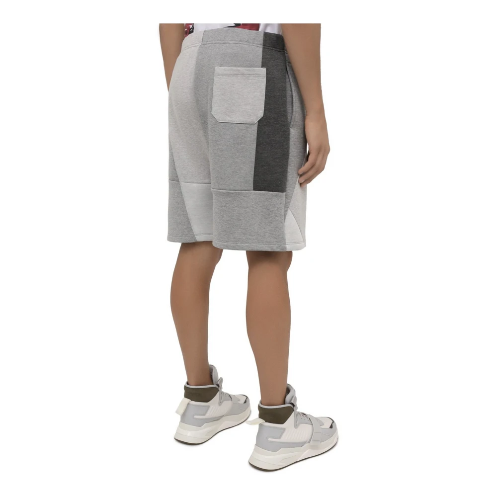 Valentino Track Shorts met Logo Detail Gray Heren