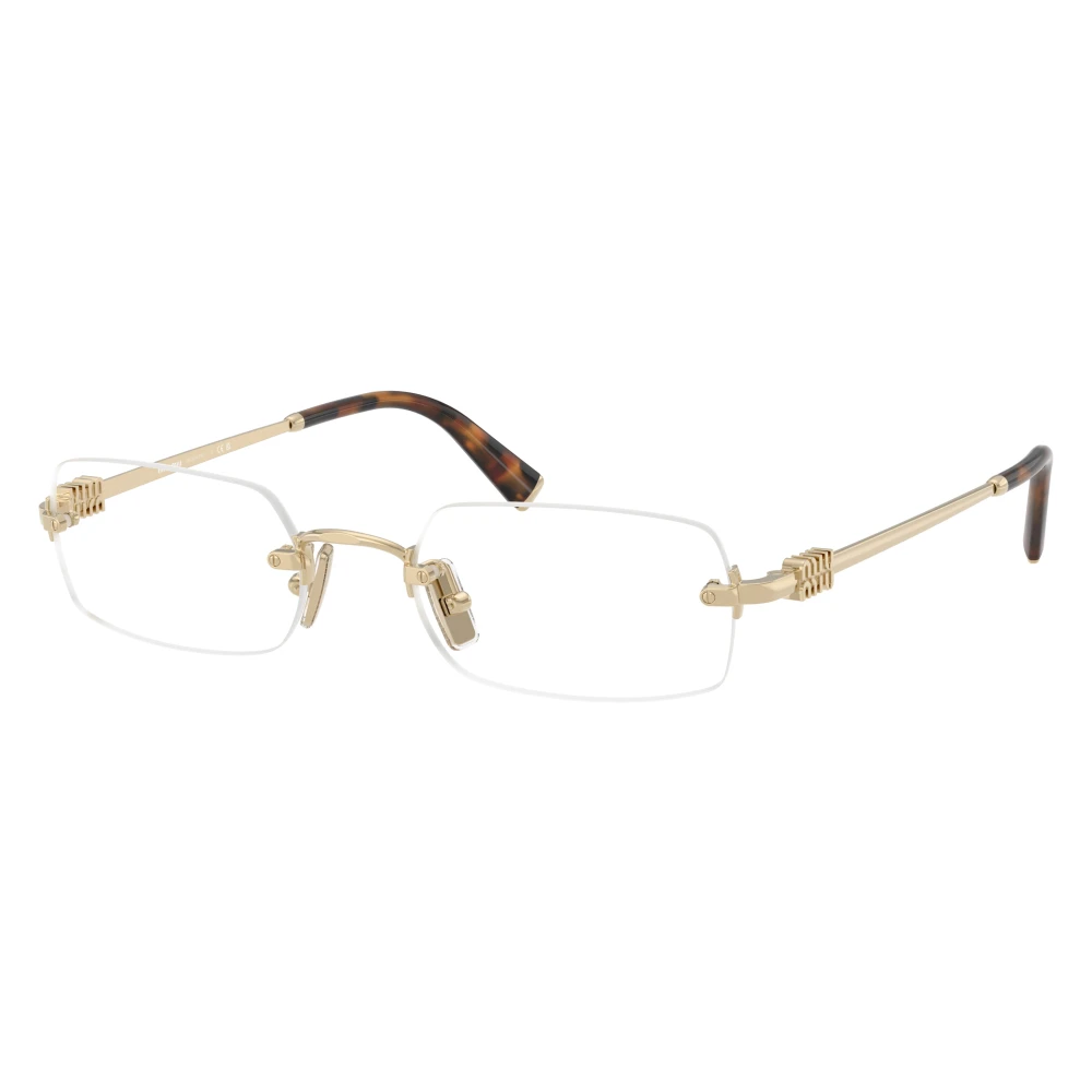 Miu Miu Unisex Yellow Glasses, 52 Mm, 0Mu 50Yv