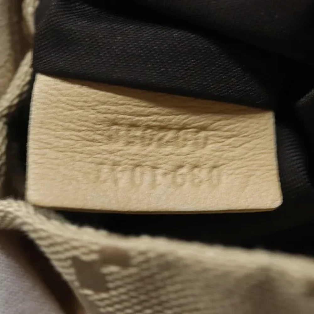Gucci Vintage Pre-owned Canvas pouches Beige Dames