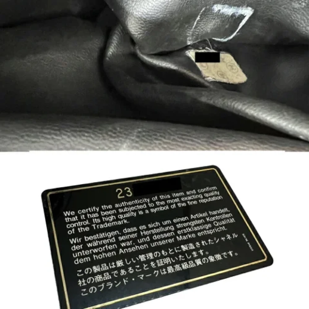 Chanel Vintage Pre-owned Fabric chanel-bags Black Dames