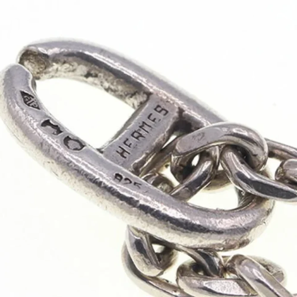 Hermès Vintage Pre-owned Fabric key-holders Gray Dames