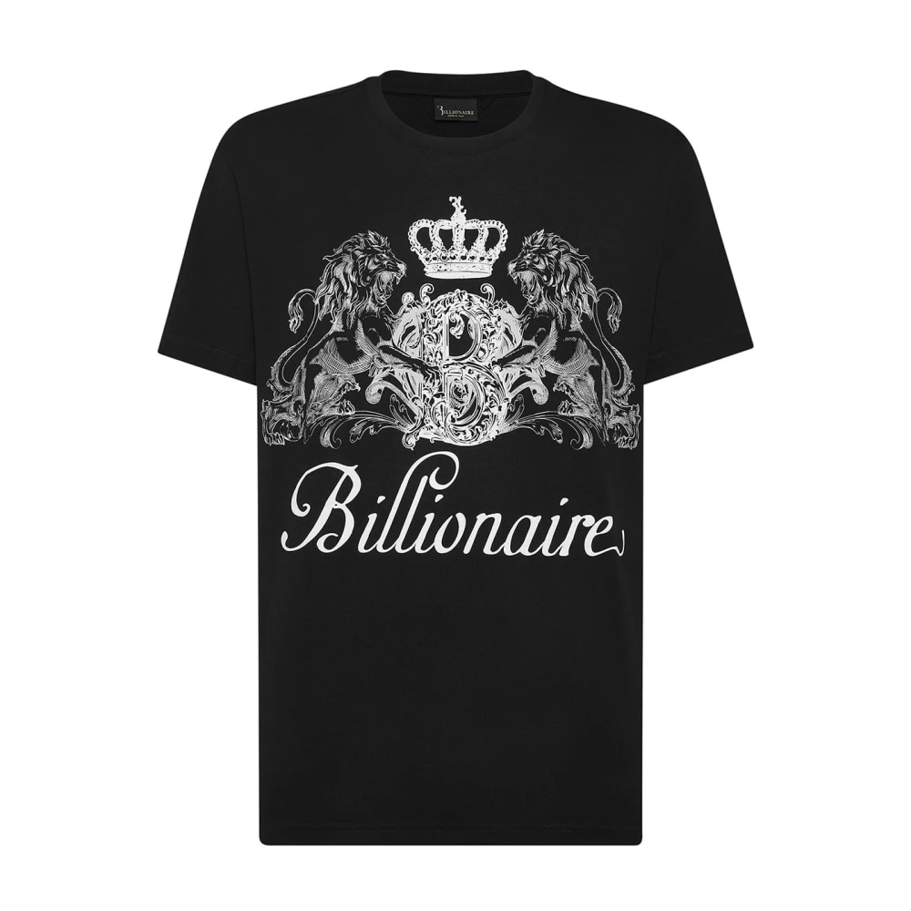 Billionaire Casual Katoenen T-shirt Wadcmtk7623Bte014N02 Black Heren
