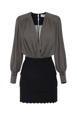 robe-mini-imprimee-a-pois