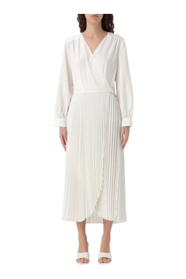black-pleated-wrap-midi-dress