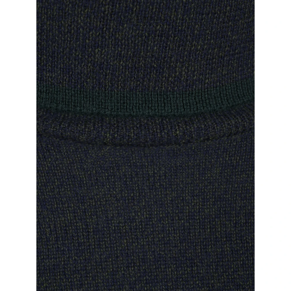 Canali Zwarte Punto Sweater Black Heren