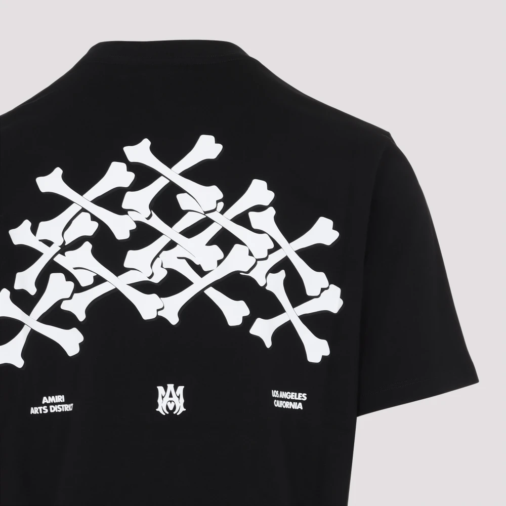 Amiri Zwarte T-shirt voor mannen Black Heren