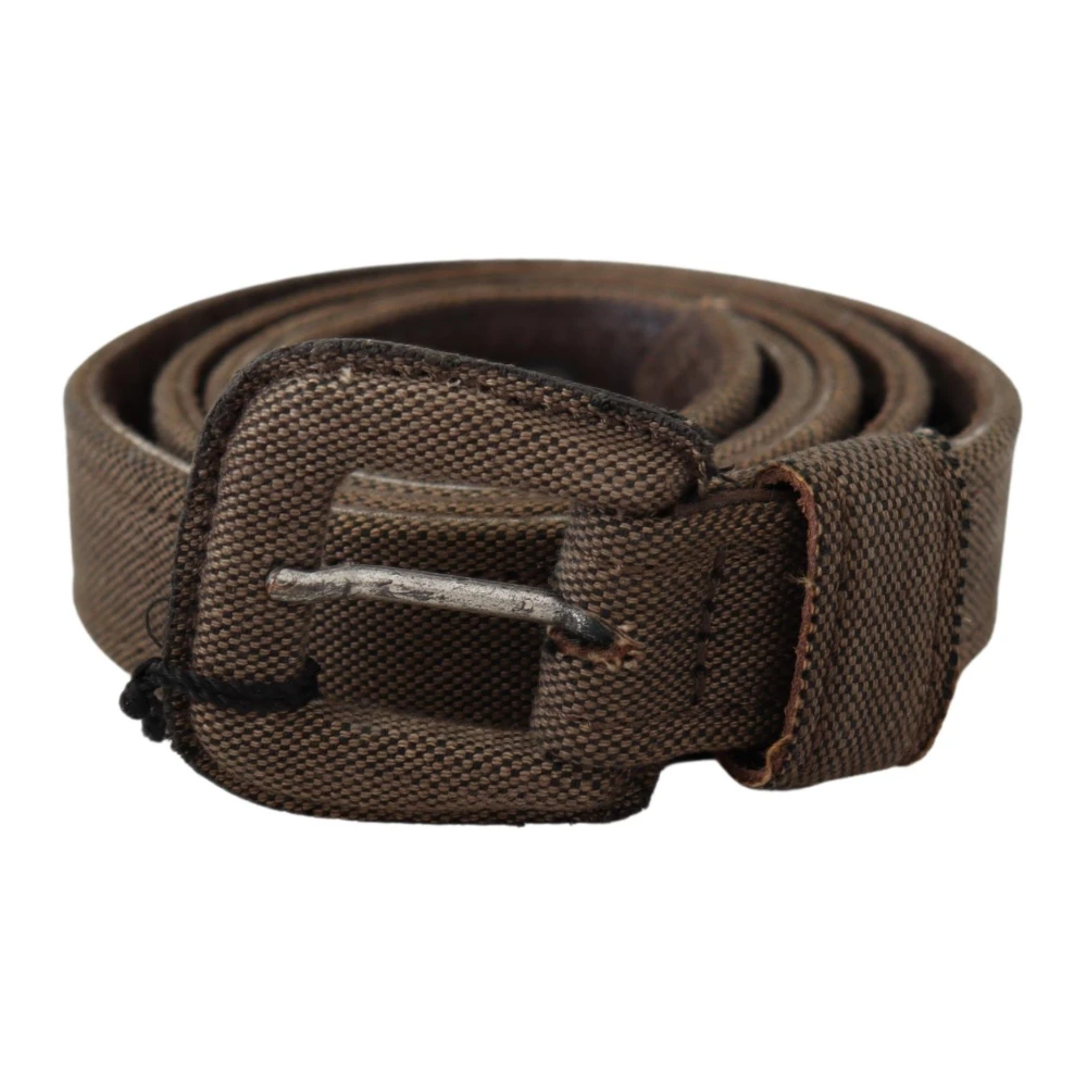 Costume National Women's Brown Elegant Leather Belt