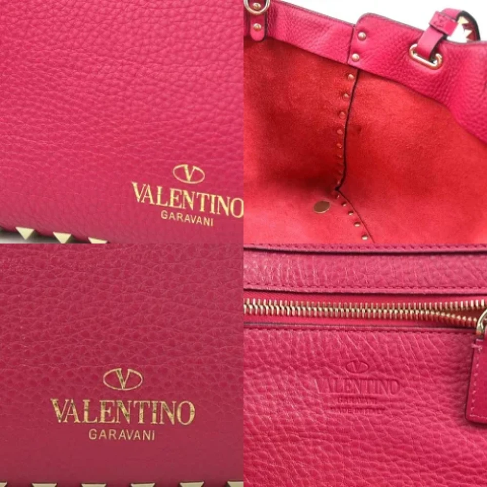 Valentino Vintage Pre-owned Leather handbags Pink Dames