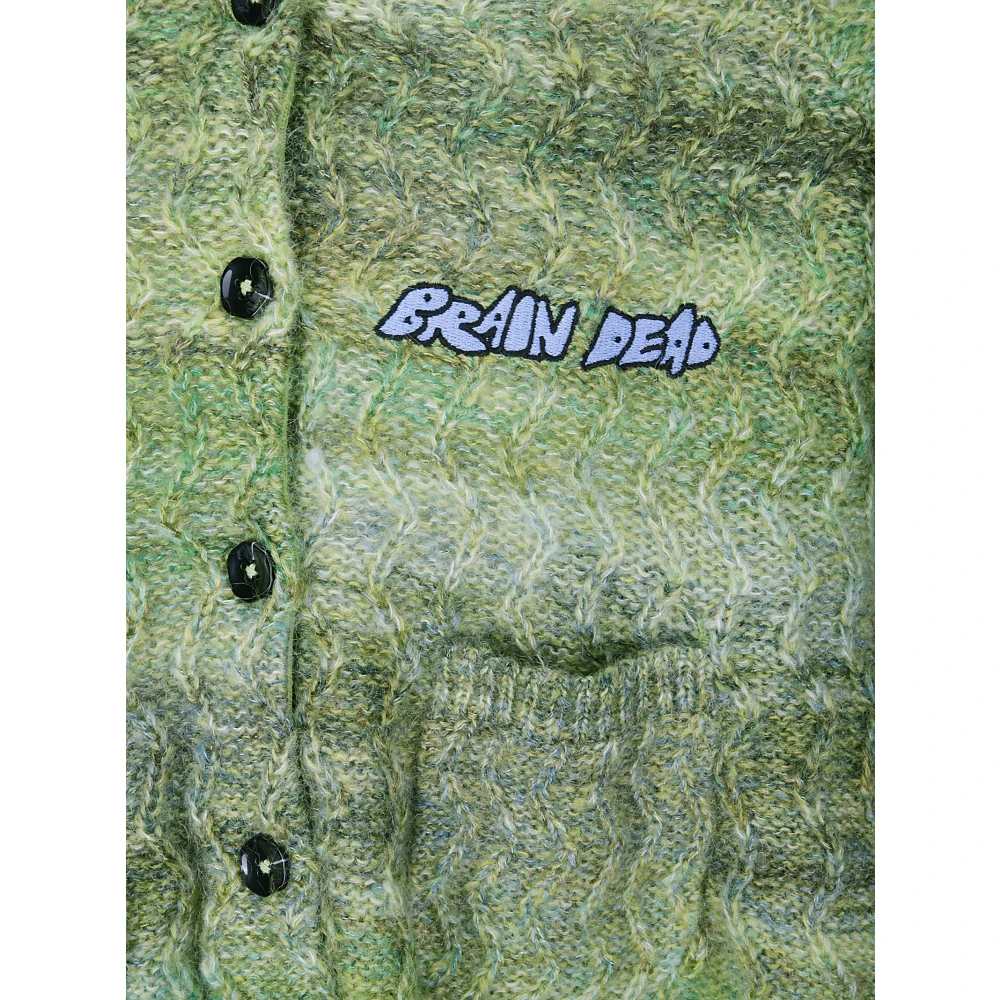 Brain Dead Geschulpte Vest Green Dames