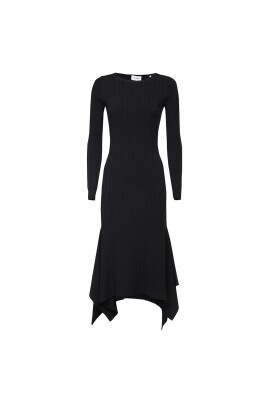 sultry evening dresses Sexy Black Formal Evening Dress with Slit Sheath Feather Prom Dress FD –  Viniodress main image 0