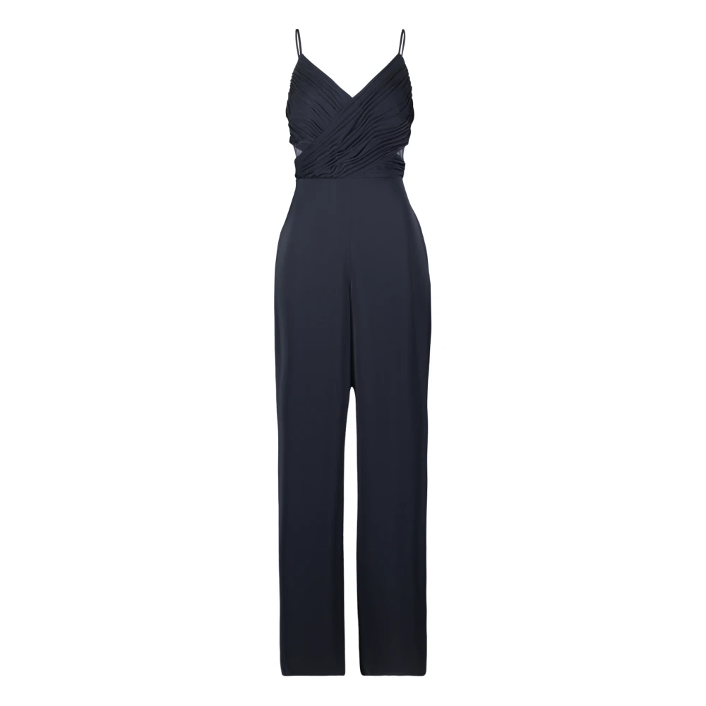 Vera Mont Elegant V-Neck Jumpsuit Blue Dames