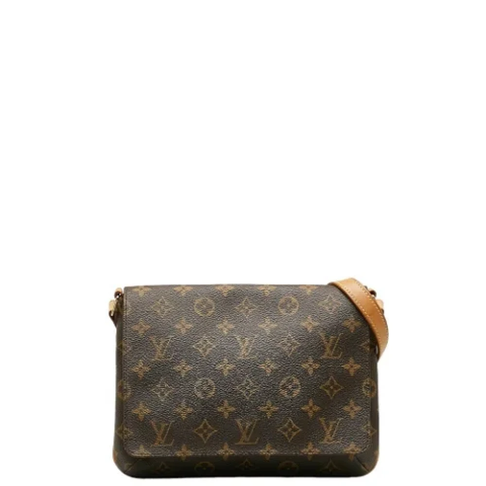 Louis Vuitton Vintage Pre-owned Plastic shoulder-bags Brown Dames