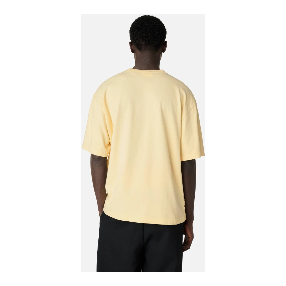Axel Arigato Honor Washed T-Shirt Yellow Heren
