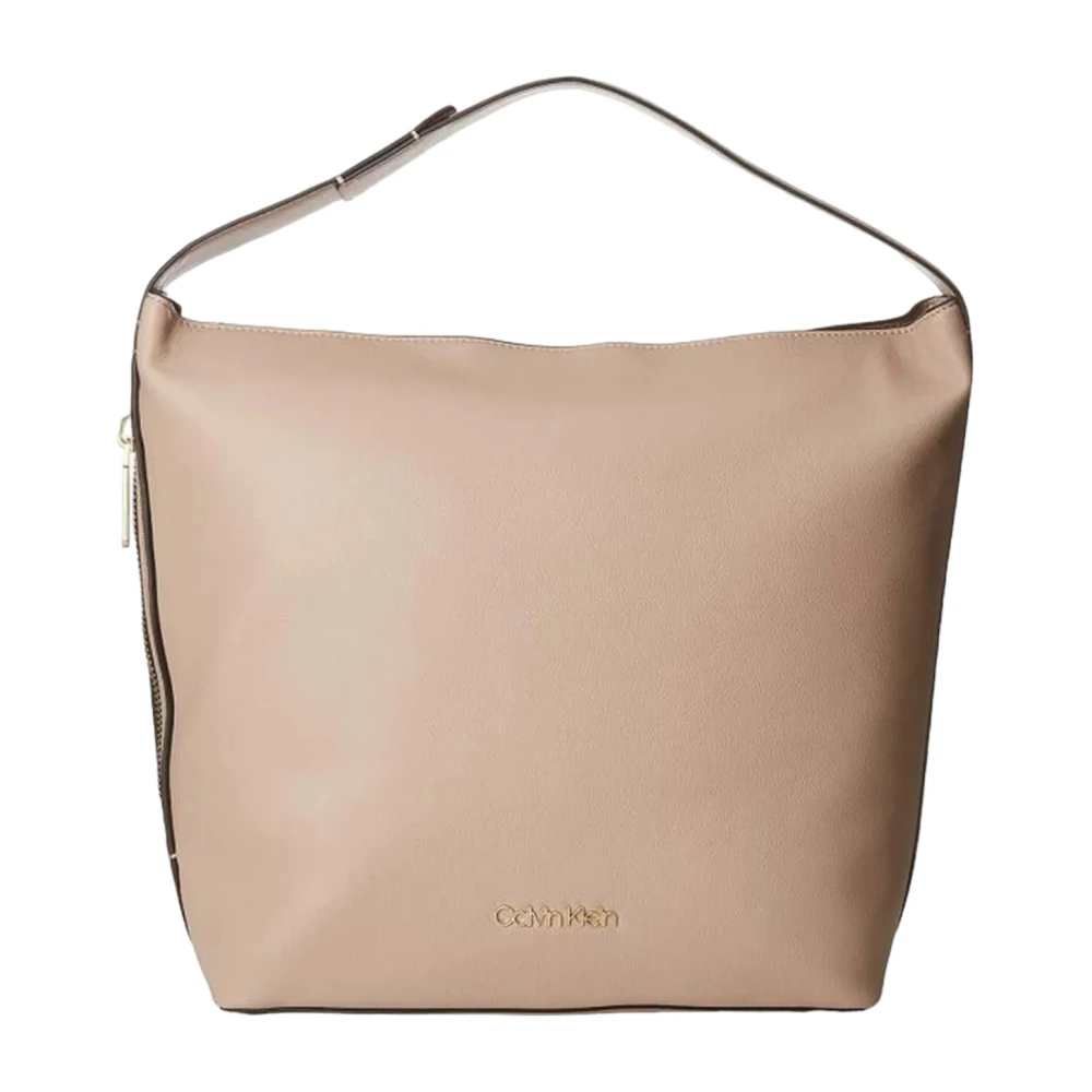 Calvin Klein Schoudertas Beige Dames