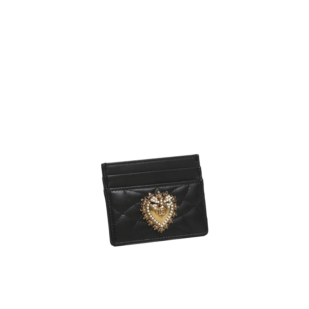 Dolce & Gabbana Zwarte Kaarthouder Black Dames
