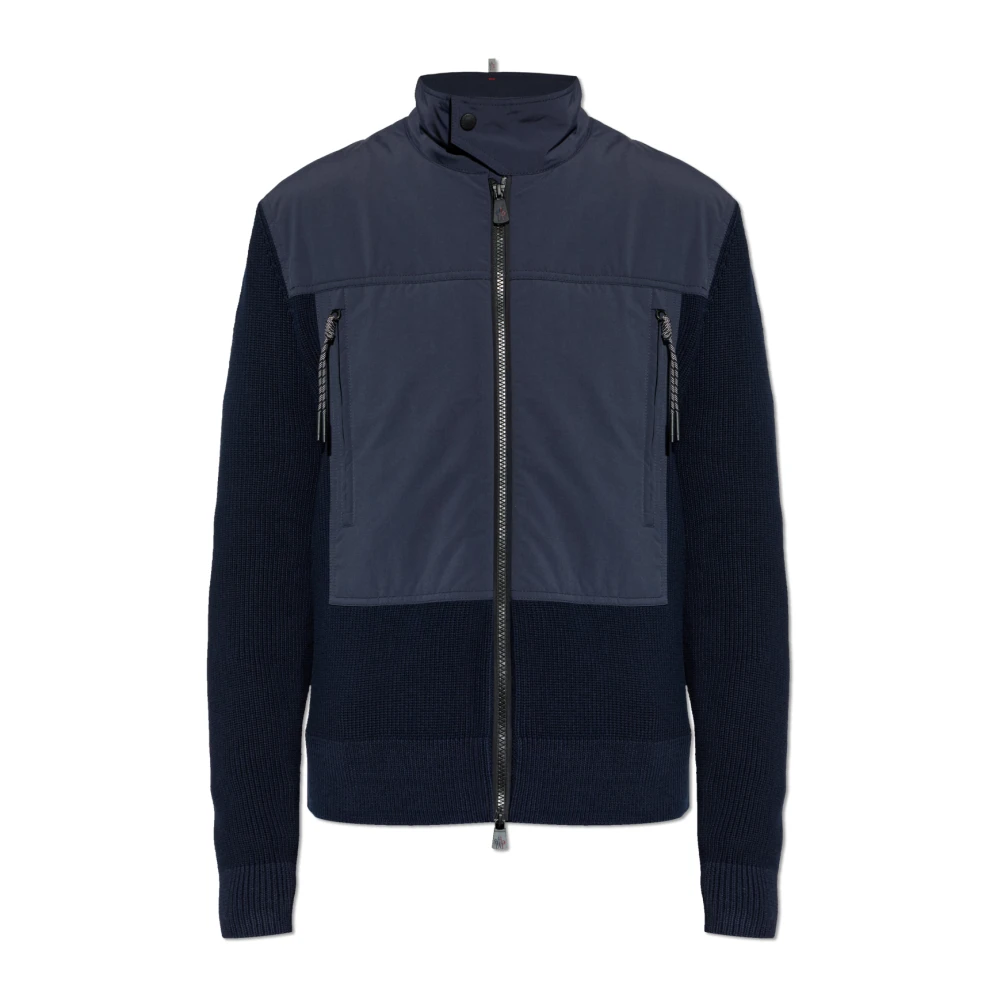 Moncler Blue Day-Namic Sweatshirt - Male - Light Jackets - L - Jackets