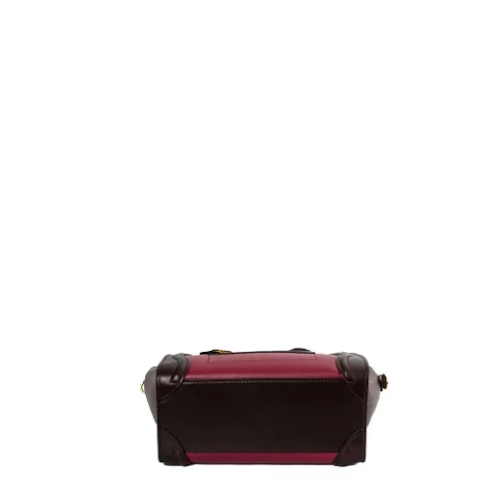 Celine Vintage Pre-owned Leather celine-bags Pink Dames